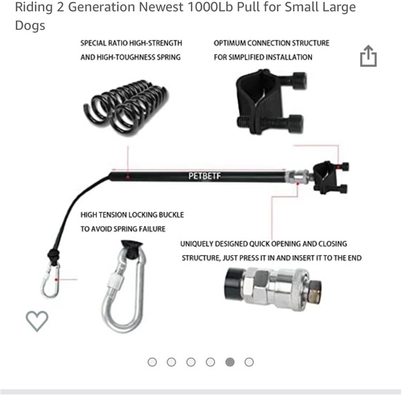 petbetf
Dog Bike Leash,Hands Free Bike Leash,Attachment Bicycle Riding - Picture 5 of 6